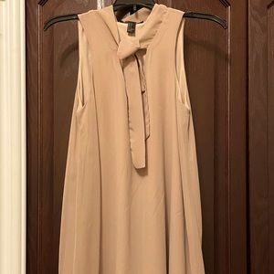 Beige midi dress